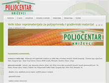Tablet Screenshot of poljocentar.hr